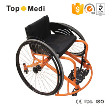 Topmedi Medical Equipment Sports Wheelchair Basketball Aluminum Wheelchair for Basketball Guard